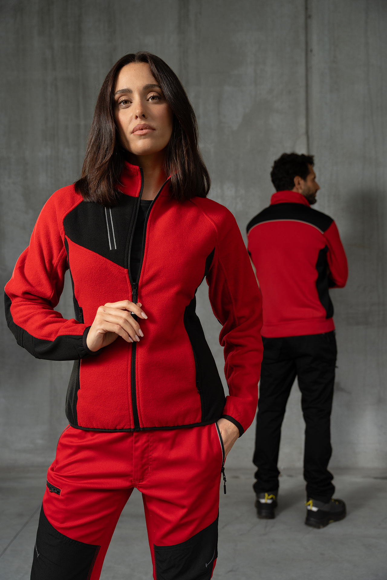 Editoriale moda abbigliamento tecnico JRC - copertina progetto portfolio Andrea Rebecchi